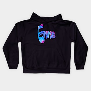 Emma - in light blue - first name Kids Hoodie